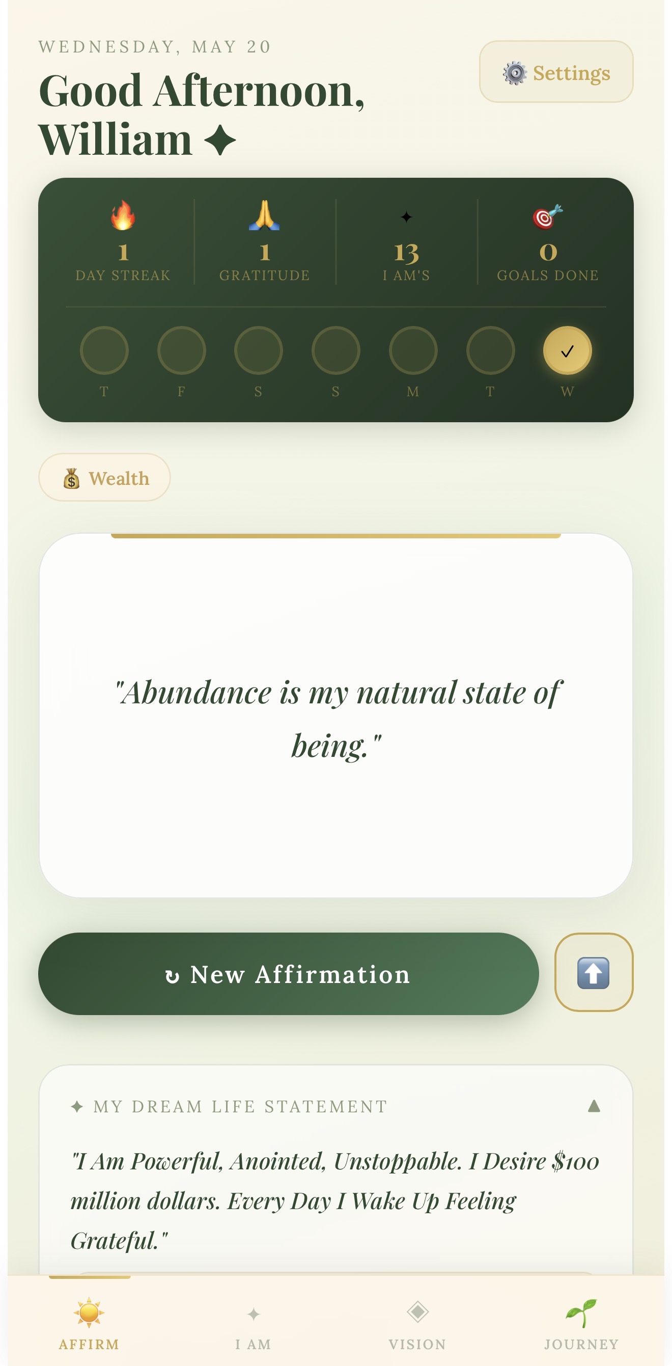 Daily Affirmations